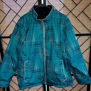 Xl Zero Exposure puffer jacket teal